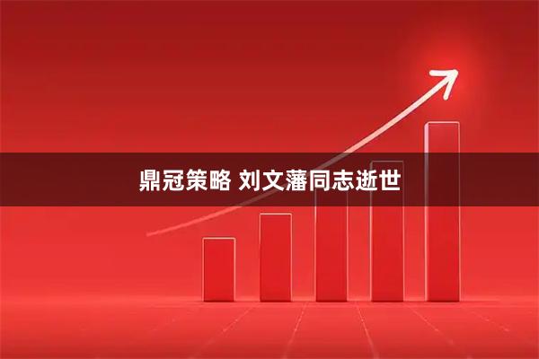 鼎冠策略 刘文藩同志逝世